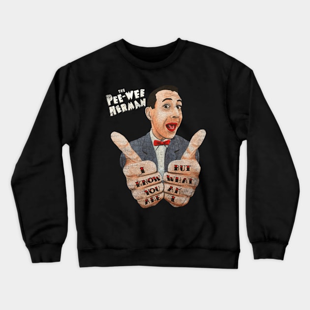 MEMORYS PAUL REUBENS IN THE PEW PEW HERMAN SHOW Crewneck Sweatshirt by topikproyek